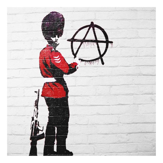 Tableau décoration Anarchist Soldier - Brandalised ft. Graffiti by Banksy