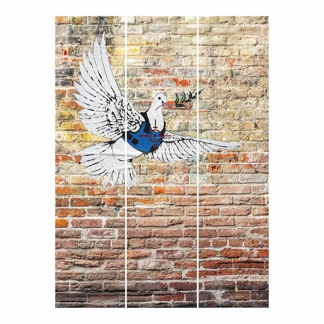 Set de panneaux coulissants - Dove Of Peace - Brandalised ft. graffiti by Banksy