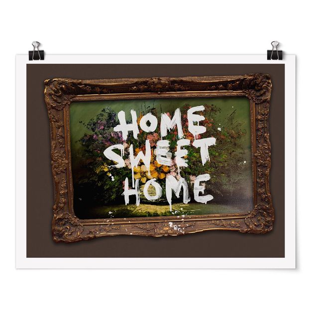Tableaux Home sweet home - Brandalised ft. Graffiti by Banksy