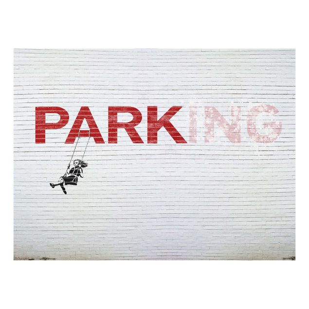 Tableaux muraux Swing Girl - Brandalised ft. Graffiti by Banksy