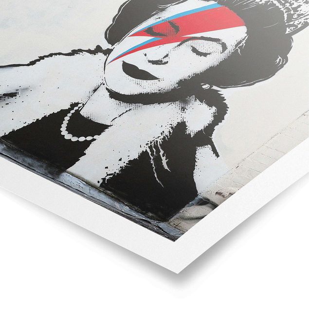 Tableau décoration Queen Lizzie Stardust - Brandalised ft. Graffiti by Banksy