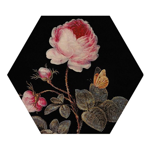 Tableau moderne Barbara Regina Dietzsch - The Hundred-Petalled Rose