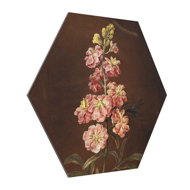 Tableau floral mural Barbara Regina Dietzsch - A Light Pink Gillyflower