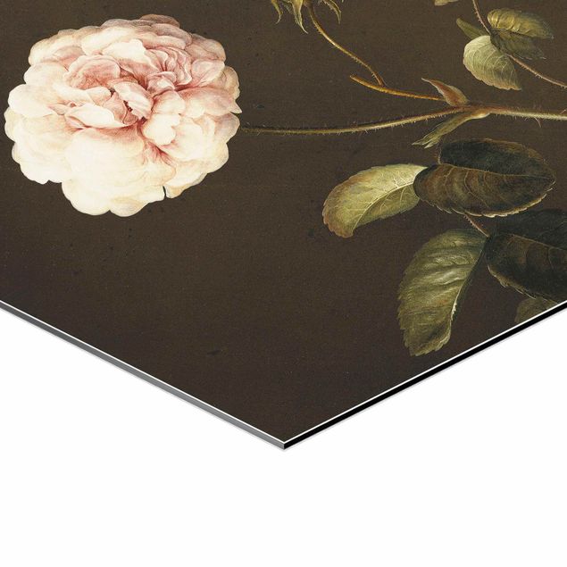Tableaux Barbara Regina Dietzsch - French Rose with Bumblebee