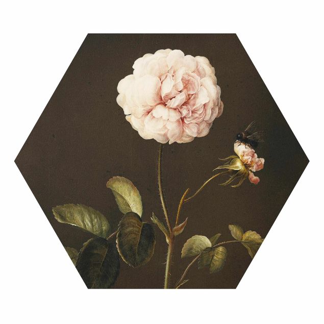 Tableau forex Barbara Regina Dietzsch - French Rose with Bumblebee