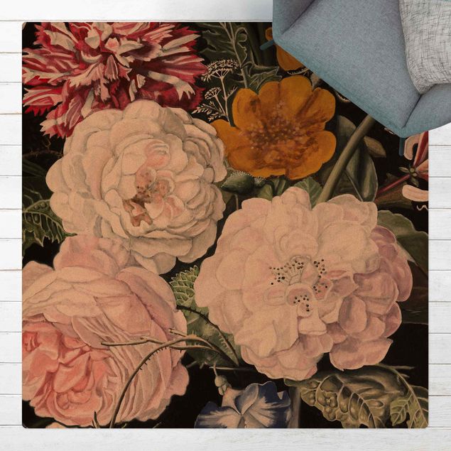 tapis contemporain Bouquet Baroque