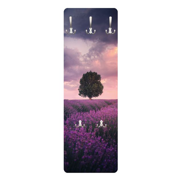 Porte-manteau - Tree in a lavender field