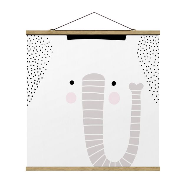 Cadre animaux Zoo à motifs - Éléphant