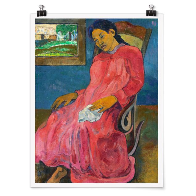 Tableaux moderne Paul Gauguin - Faaturuma (Mélancolique)