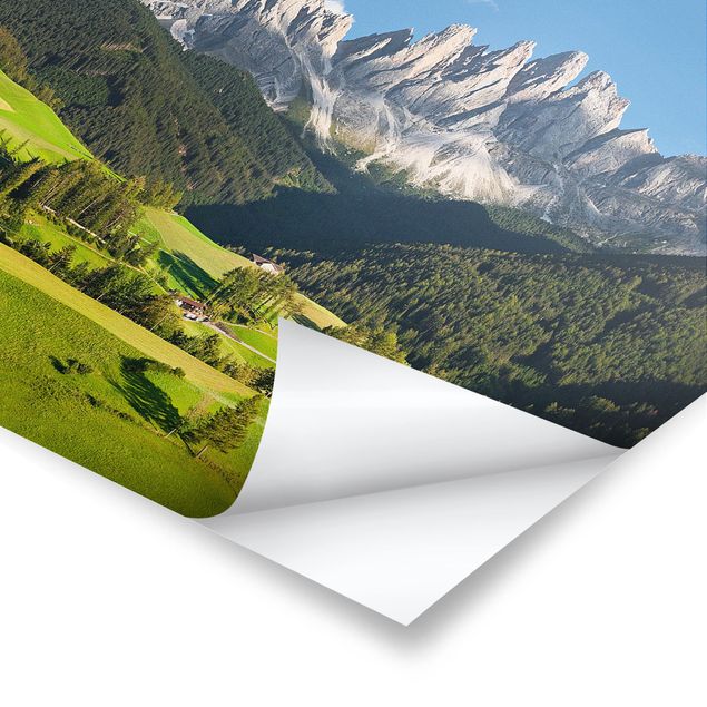 Posters paysage Odle dans le Tyrol du Sud