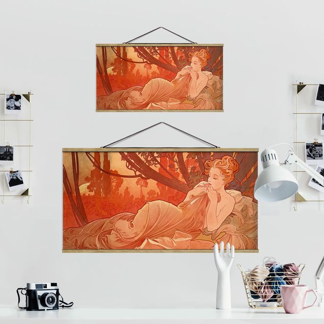 Tableaux reproduction Alfons Mucha - Crépuscule