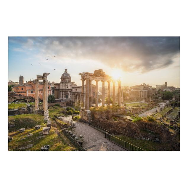 Tableaux Italie Forum Romanum au lever du soleil