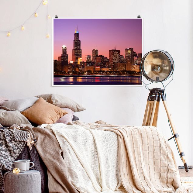 Tableaux modernes Chicago Skyline