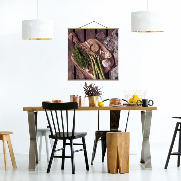 Tableaux moderne Asparagus Rustic