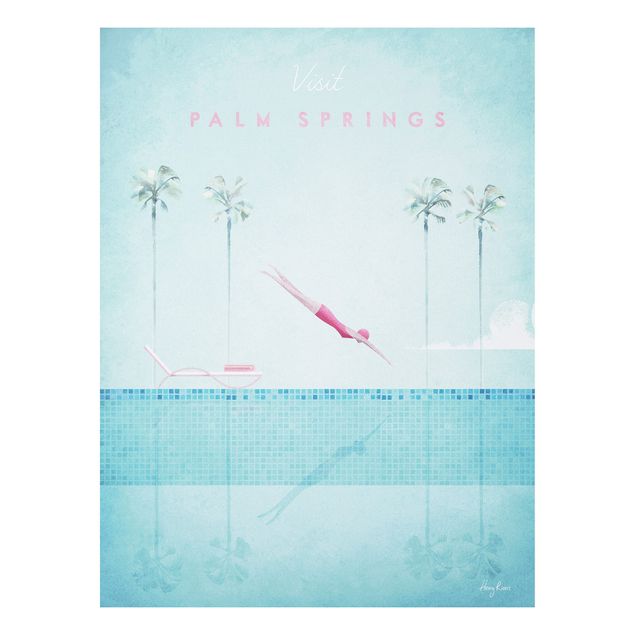 Tableaux vintage Poster de voyage - Palm Springs