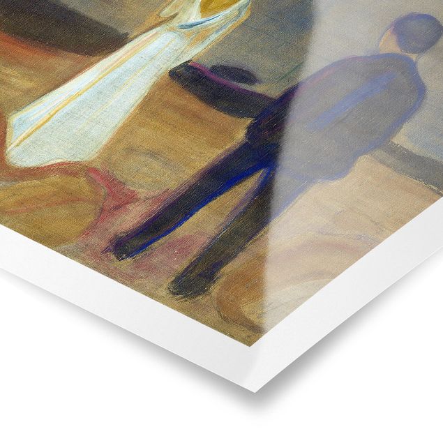 Tableaux portraits Edvard Munch - Deux humains. Les solitaires (Reinhardt-Fries)