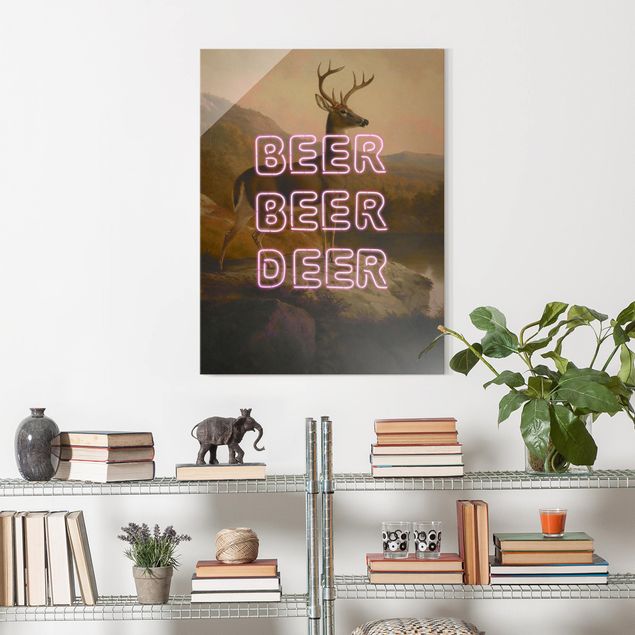 Tableaux modernes Beer Beer Deer