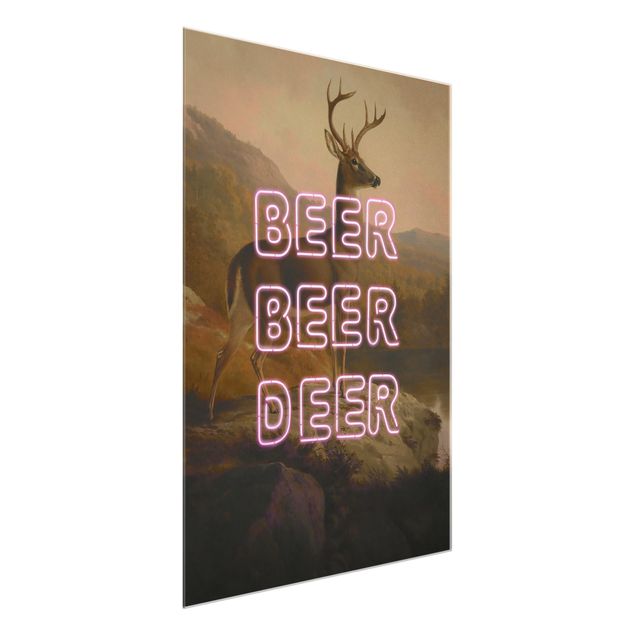 Tableaux animaux Beer Beer Deer