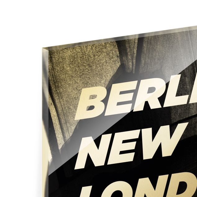 Tableaux en verre Paris Berlin New York Londres