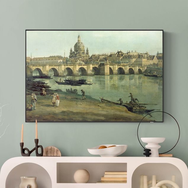 Courant artistique Postimpressionnisme Bernardo Bellotto - Dresde vue de la rive droite de l'Elbe