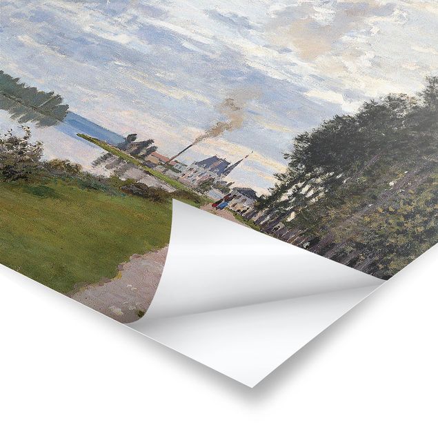Poster paysage Claude Monet - Le front de mer d'Argenteuil