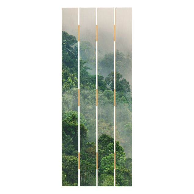 Tableaux Jungle dans le brouillard