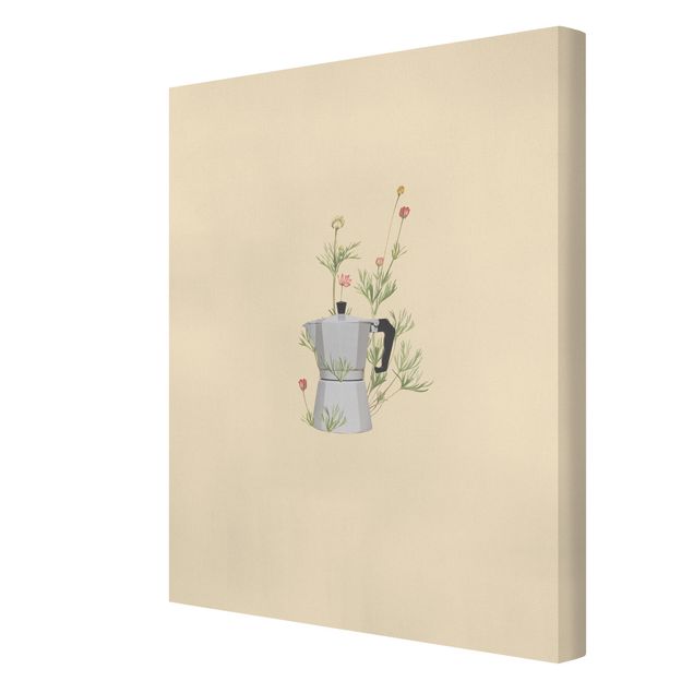 Tableaux muraux Bialetti avec fleurs