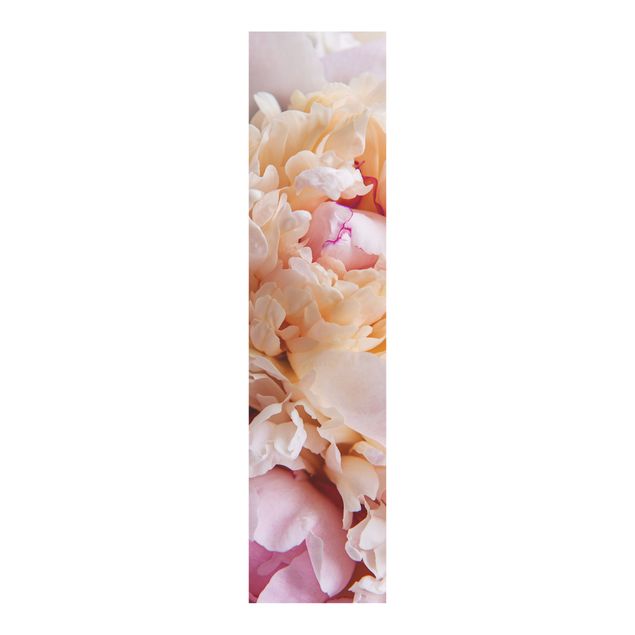 Panneaux coulissants avec fleurs Pivoine en fleur