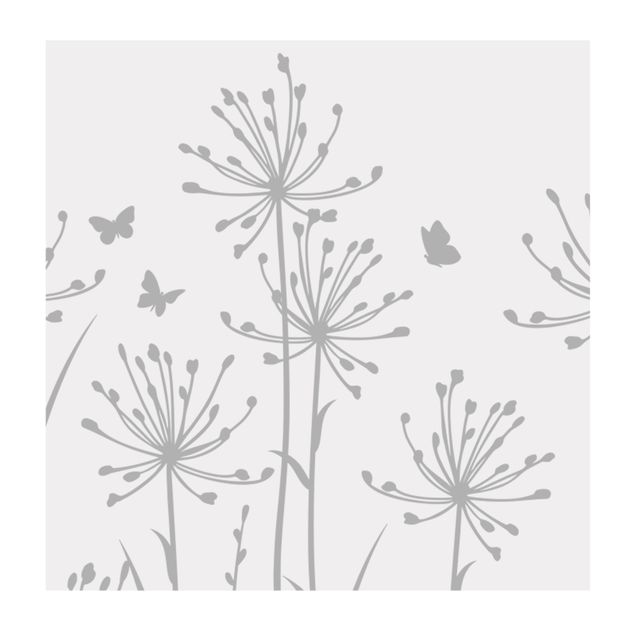 Film pour fenêtres - Flower Meadow With Butterflies II