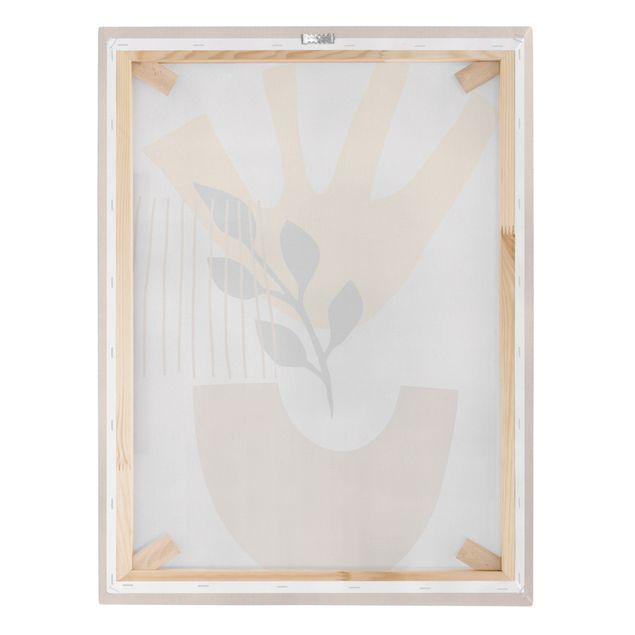 Impression sur toile - Flower Salute In Yellow
