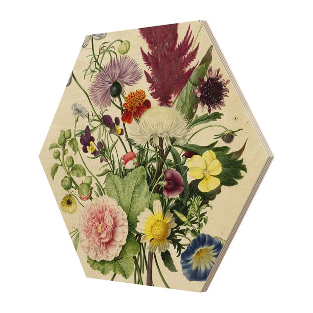 Tableau multicolor Bouquet Of Flowers From 1680