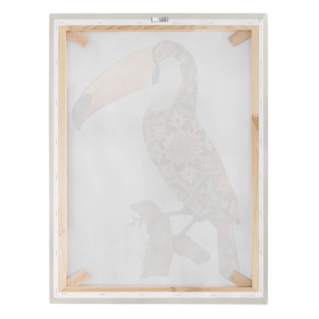 Tableau décoration Oiseaux Boho - Toucan