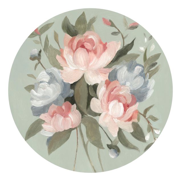 Papier peint rétro Bouquet au pastel I