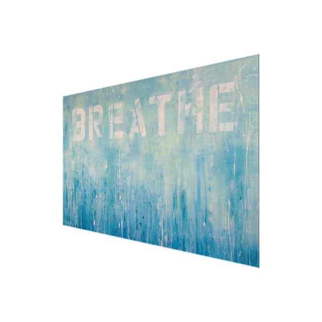 Tableaux en verre magnétique Breathe Street Art