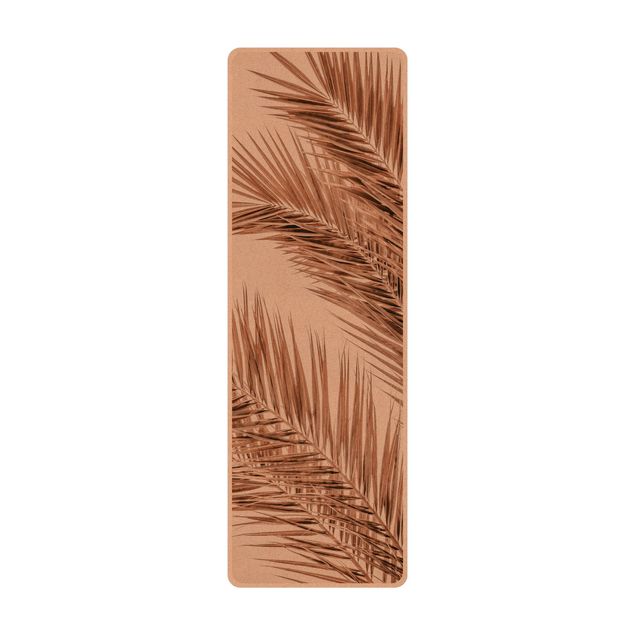 Tapis de yoga - Bronze Coloured Palm Fronds