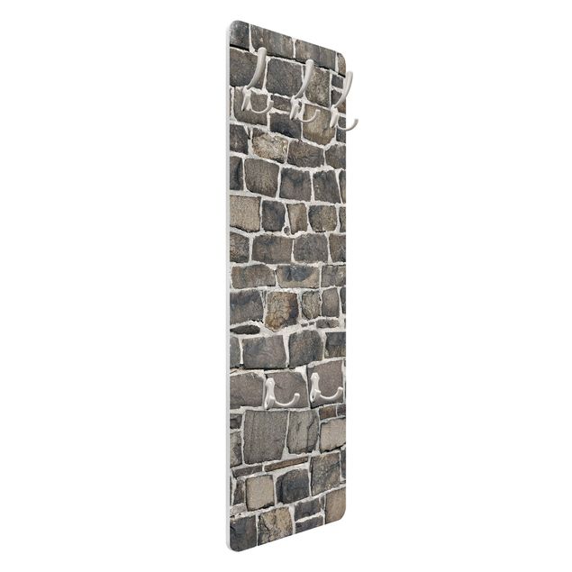 Porte manteaux muraux Papier peint en pierre de carrière Mur en pierre naturelle