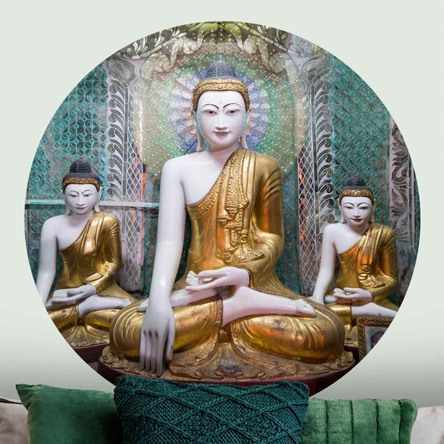 Papier peint moderne Statues de Bouddha