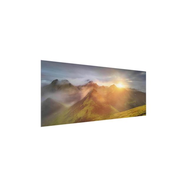 Tableau paysages Storkonufell au lever du soleil