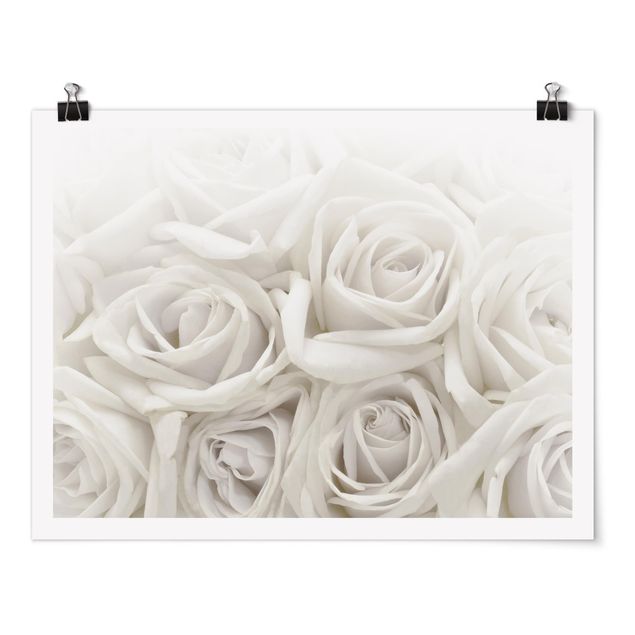 Tableau amour White Roses