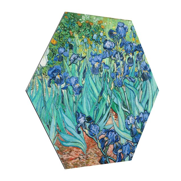 Tableau Pointillisme Vincent Van Gogh - Iris