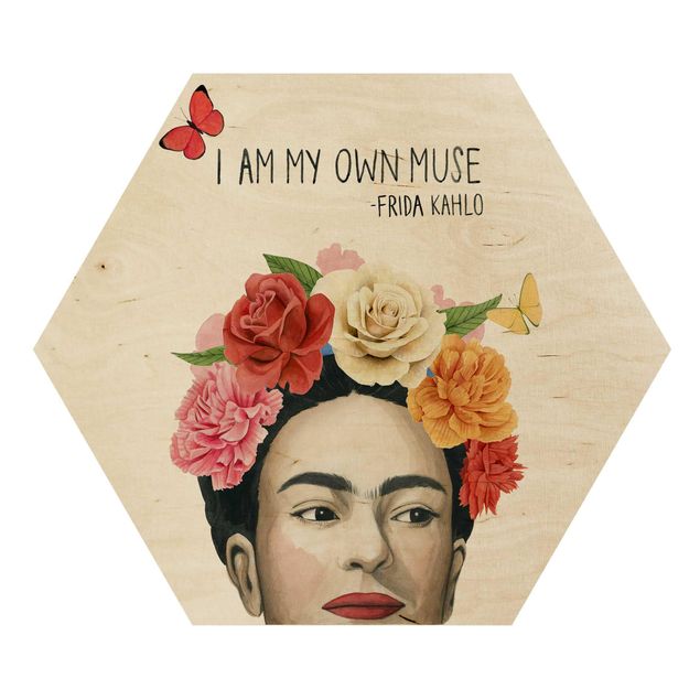 Tableaux bois Pensées de Frida - Muse