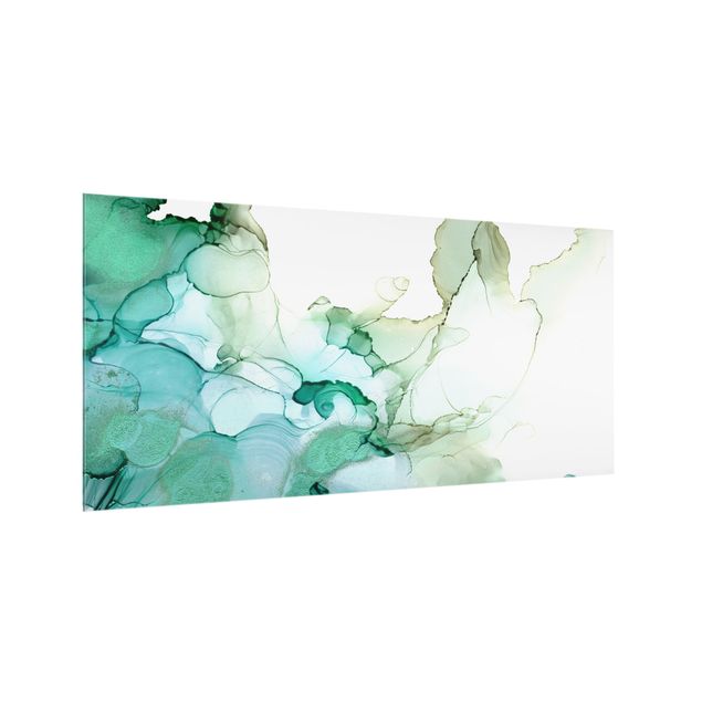 Fonds de hotte - Emerald-Coloured Storm II - Format paysage 2:1