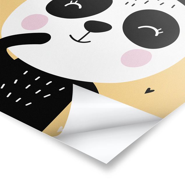 Tableaux Le Panda le plus heureux