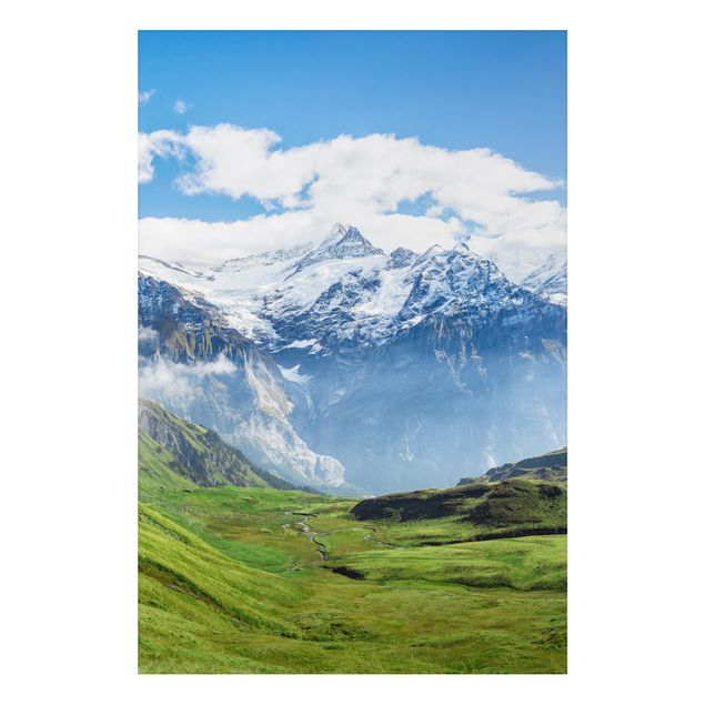 Tableau paysage Panorama alpin de Swizz