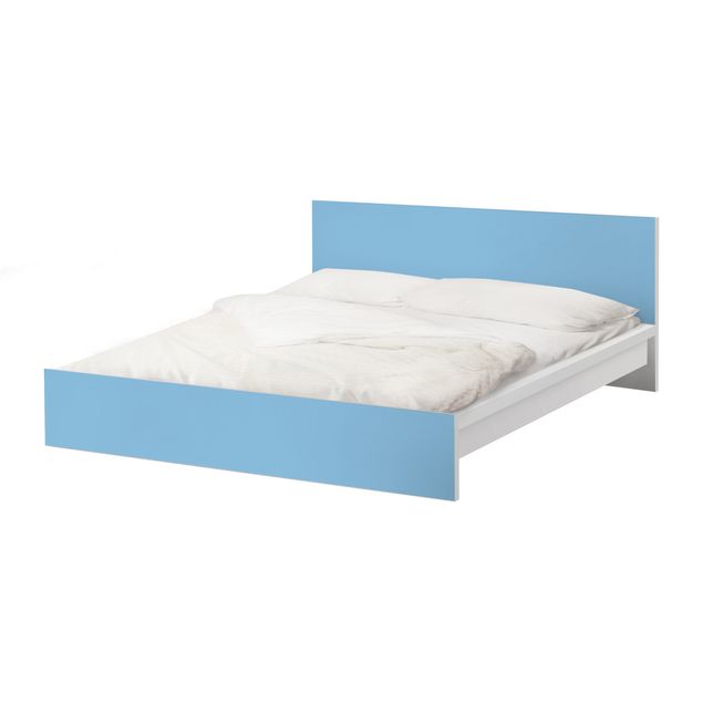 Papier adhésif pour meuble IKEA - Malm lit 140x200cm - Colour Light Blue