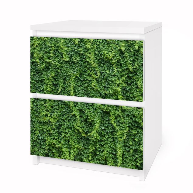 Papier adhésif pour meuble IKEA - Malm commode 2x tiroirs - Ivy
