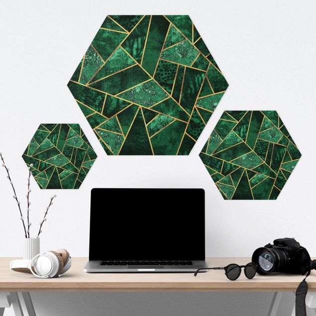 Hexagone en forex - Dark Emerald With Gold