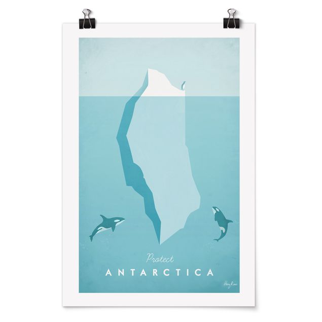 Tableau poissons Poster de voyage - Antarctique