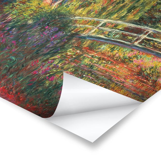 Tableaux moderne Claude Monet - Pont japonais dans le jardin de Giverny