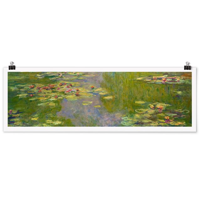 Tableaux modernes Claude Monet - Nénuphars verts